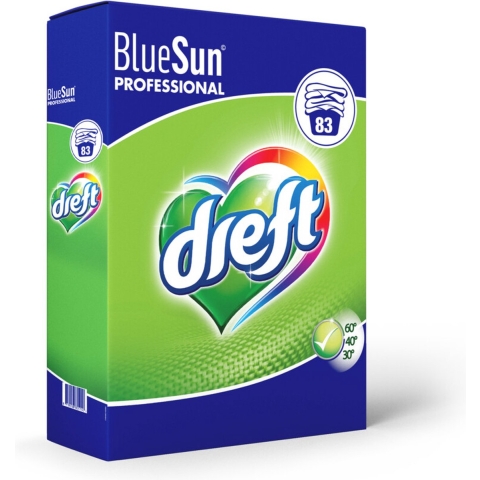 2+2 gratis: Dreft Poeder Wasmiddel Professional 83 wasbeurten 5,395 kg