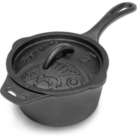 Gietijzeren steelpan KR1 met deksel 1 liter - Petromax