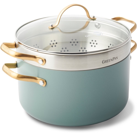 Greenpan Padova Kookpan Ø 24 cm + Vergiet