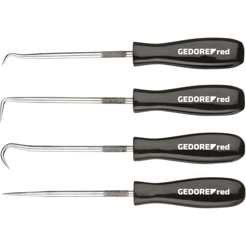Gedore RED R19101001 4-delige Haakset Tbv O-ringmontage