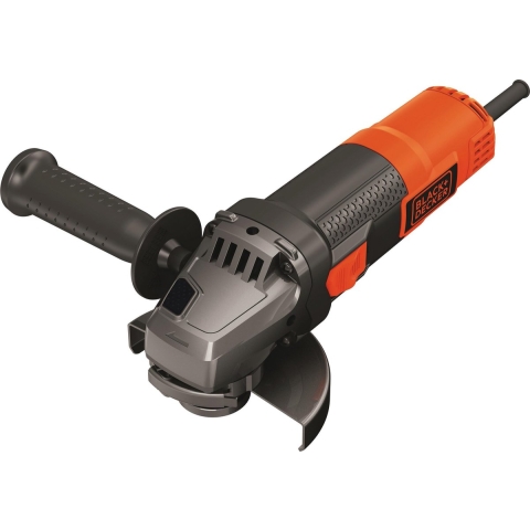 BLACK+DECKER BEG210 900W 115mm haakse slijper | 115mm beschermkap | Zijhandgreep - BEG210-QS