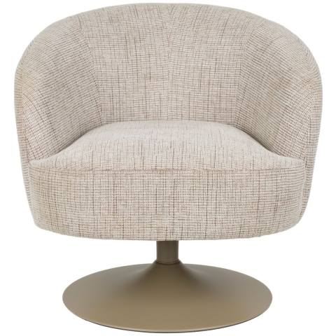 Housecraft Living Renate Fauteuil Draaibaar Beige| Bruin