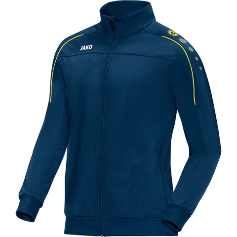 JAKO 9350 Polyestervest Classico - Nachtblauw/Citroen - L