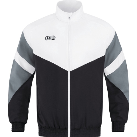 JAKO 9811 Vest Retro - Zwart/Wit/Steengrijs - 3XL