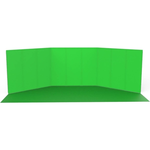 StudioKing Panoramische Achtergrond Green Screen FSF-240900PT 240x900cm