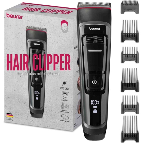 Beurer MN5X Haarschneider Tondeuse USB-laadfunctie Zwart