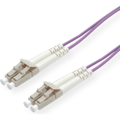 ROLINE glasvezelkabel 50/125µm OM4, LC/LC, violet, 3 m