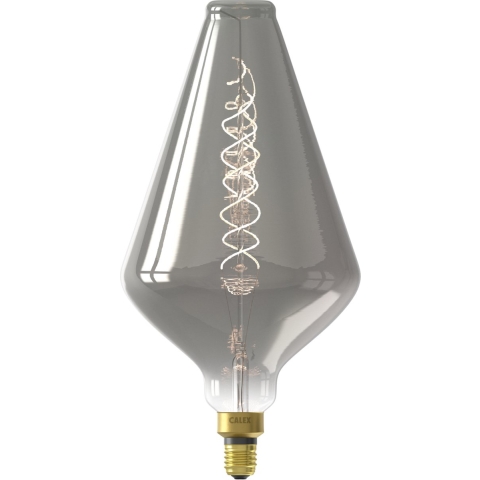 Calex Vienna XXL Titanium - E27 LED Lamp -  Filament Lichtbron Dimbaar - 4W - Warm Wit Licht
