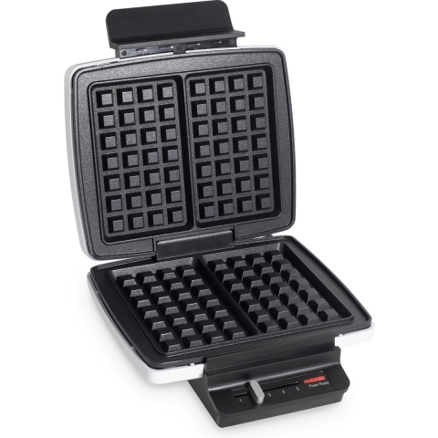FRITEL Wafelijzer A201 - Waffle maker / Wafelbakijzer - 4x7 - 1200 W - Antiaanbak - Wit - Cool touch handgrepen