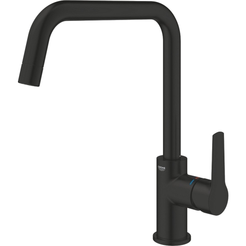 GROHE Start Keukenkraan - Hoge uitloop - 150° draaibereik - Mat zwart