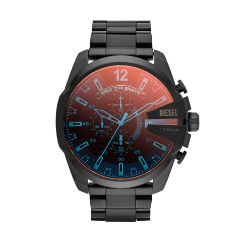 Diesel Mega Chief DZ4318 Herenhorloge 51 mm - Zwart