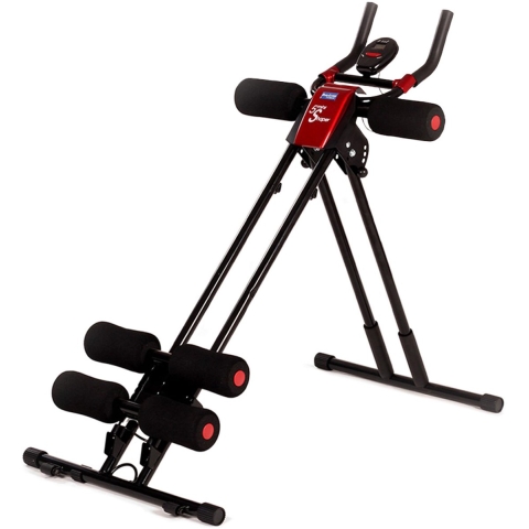 5mins Shaper Ab Trainer Buikspier apparaat Full Body Fitness apparaat Buik Core trainer Buikspierbank verstelbaar inklapbaar - 5 Minute Hometrainer voor thuis, buikspieren, billen, armen, benen, taille
