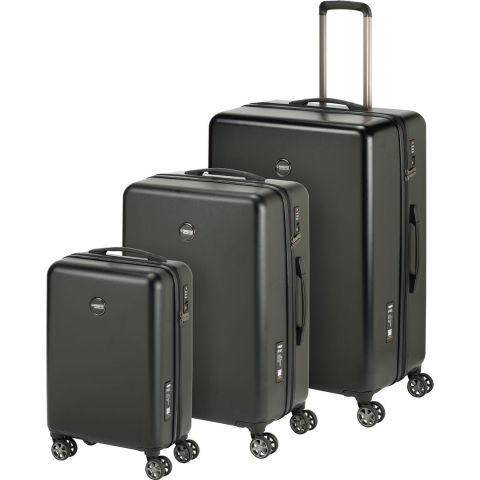 Princess Traveller PT01 Deluxe kofferset - Pitch Black - SML