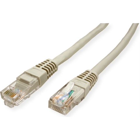VALUE UTP Cat.5e (Class D) patchkabel, grijs, 15 m