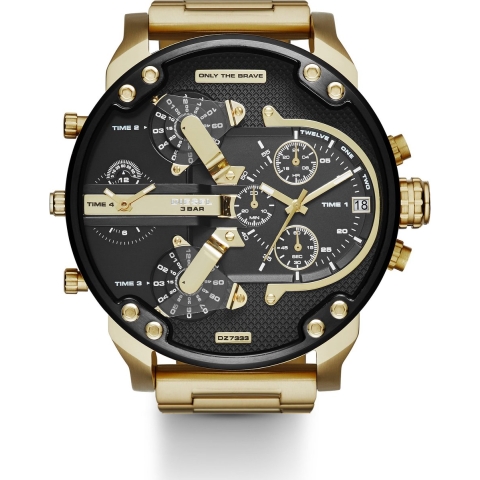 Diesel Mr Daddy 2.0 DZ7333 Herenhorloge 57 mm - Goudkleurig
