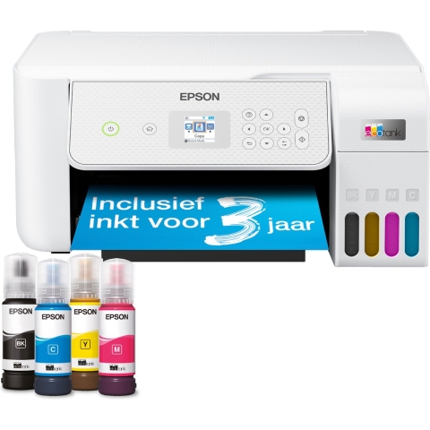 Epson EcoTank ET-2876 - All-In-One Printer - Inclusief tot 3 jaar inkt - Wit