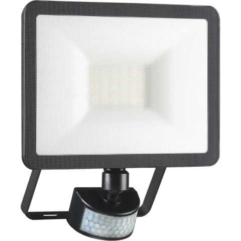 ELRO LF60 Design LED Buitenlamp met Bewegingssensor - 20W– 1600LM – IP54 Waterdicht - Zwart