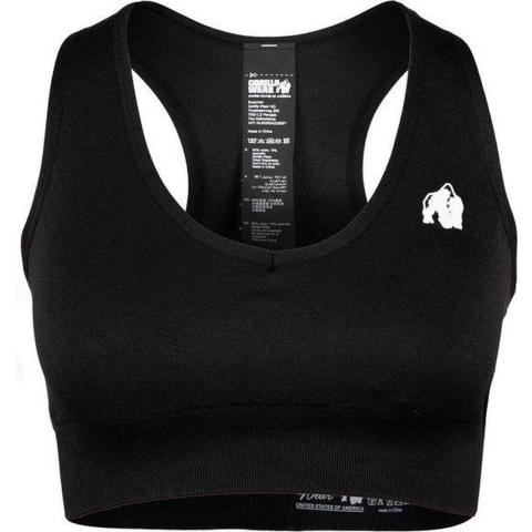 Gorilla Wear Neiro Seamless Sportbeha - Zwart - M/L