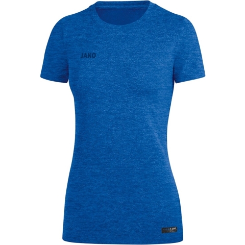 JAKO 6129D T-Shirt Premium Basics Dames - Royal Gemeleerd - 36