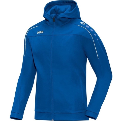 JAKO 6850D Jas Met Kap Classico Dames - Royal - 38