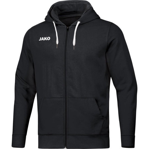 JAKO 6865 Jas Met Kap Base - Zwart - S