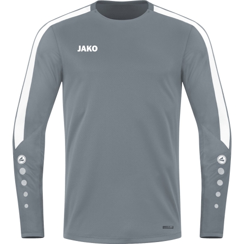 JAKO 8823K Sweater Power Kids - Steengrijs - 128