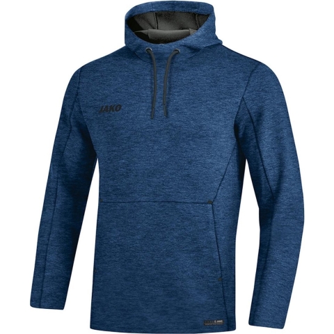 JAKO 6729 Sweater Met Kap Premium Basics - Marine Gemeleerd - 4XL