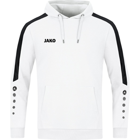 JAKO 6723D Sweater Met Kap Power Dames - Wit - 42
