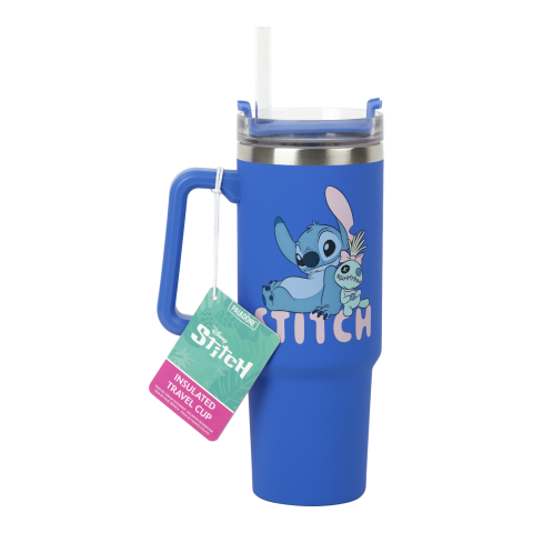 Paladone Xl 900ml Stitch Reismok Met Rietje