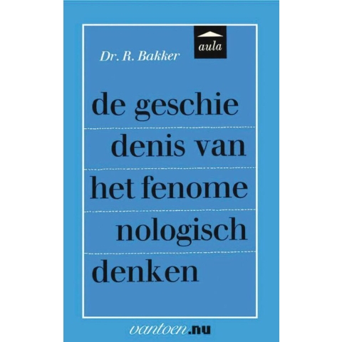 Geschiedenis van het fenomenologisch denken (Paperback)