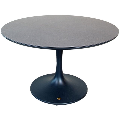 Bridgeport dining tafel midnight grey dia. 120 cm - Oosterik home