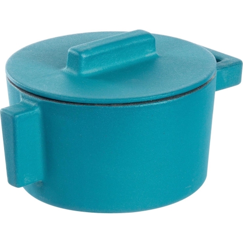 Braadpan Blauw 10 cm incl deksel - Sambonet