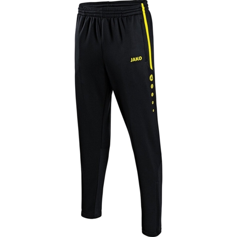 JAKO 8495K Trainingsbroek Active Kids - Zwart/Fluogeel - 128