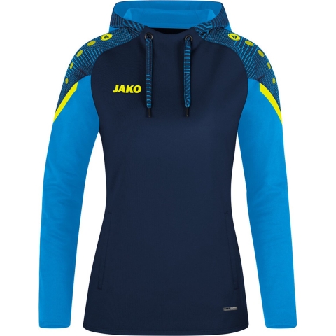JAKO 6722D Sweater Met Kap Performance Dames - Marine/Jako Blauw - 40