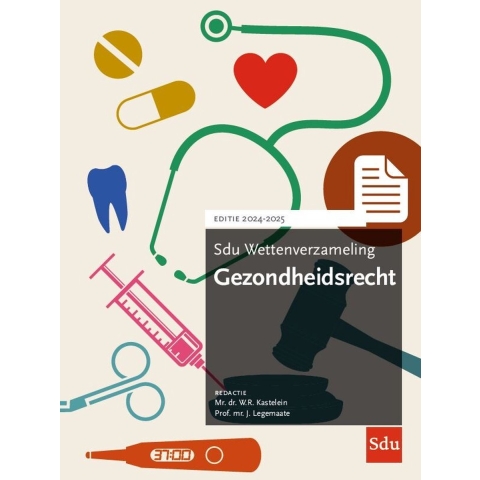 Sdu Wettenverzameling Gezondheidsrecht (Paperback)
