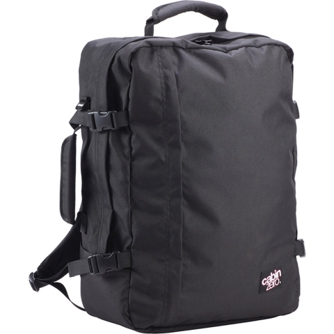 CabinZero Handbagage Reistas / Rugzak Combi - 44 Liter - Zwart