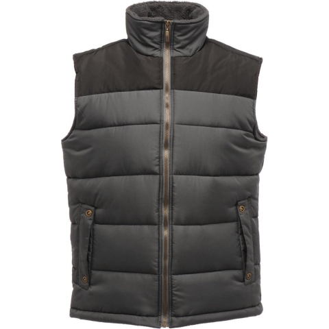 Ragetta RG806 Altoona Bodywarmer - Seal Grey (Solid)/Black - L