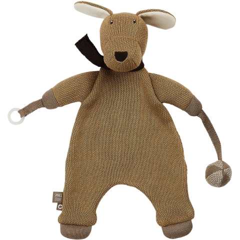 Smallstuff Knuffeldoekjes - 30x32 cm - Hondje - Nature - Smallstuff - OneSize - Knuffeldoekjes