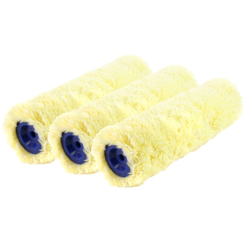 Veba Verfroller - 4x - muur vacht anti-spat - polyacryl- 8,4 x 25 cm - verfspullen -