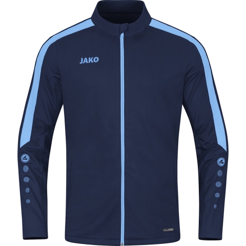 JAKO 9323 Polyestervest Power - Marine/Hemelsblauw - M