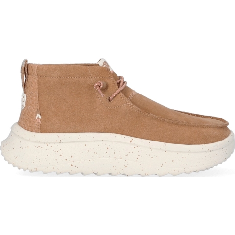 HEYDUDE Instappers Dames Wendy Peak Hi Suede Bruin 41 Suède