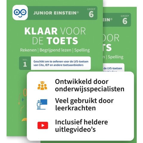 Klaar voor de toets | Rekenen | Begrijpend lezen | Spelling - Deel 1 en 2 (Paperback)