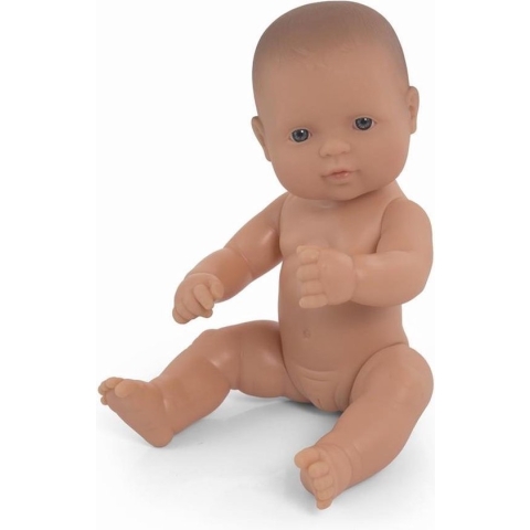 Miniland Babypop Europees Meisje 32 Cm Blank