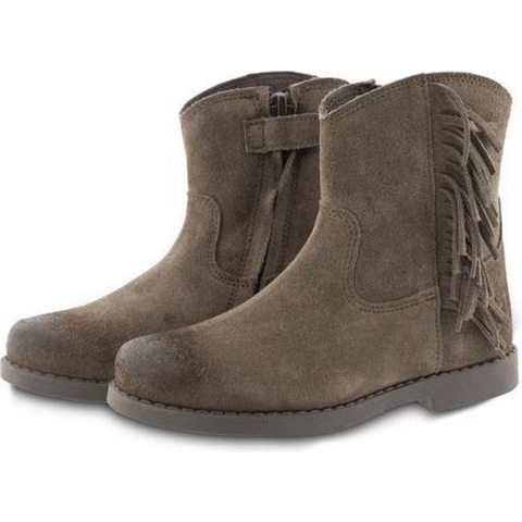 Clic! 8597 taupe/brons Enkellaarzen
