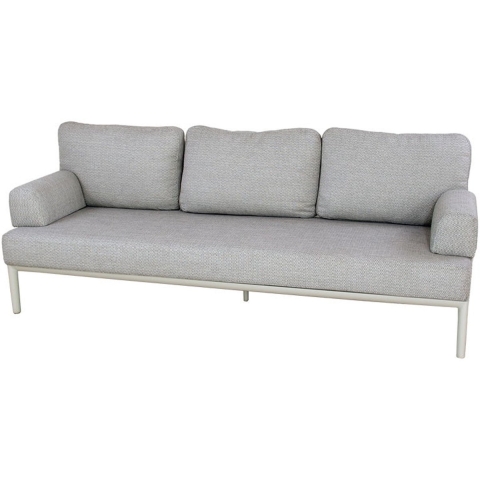 Keystone lounge 3-zitsbank sunny creme - Oosterik home