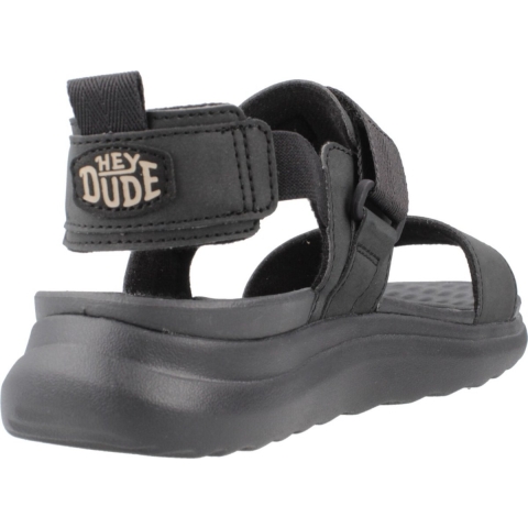 HEYDUDE Sandalen Dames Collins Mono Sport Zwart 39 Textiel