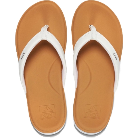 CUSHION CLOUD WHITE/TAN Teenslippers