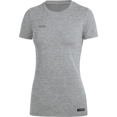 JAKO 6129D T-Shirt Premium Basics Dames - Lichtgrijs Gemeleerd - 44