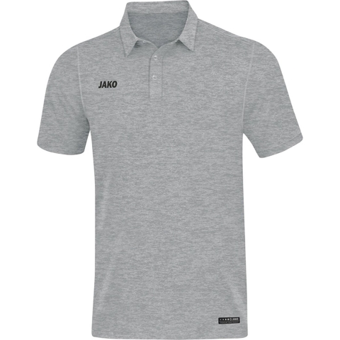 JAKO 6329 Polo Premium Basics - Lichtgrijs Gemeleerd - XL