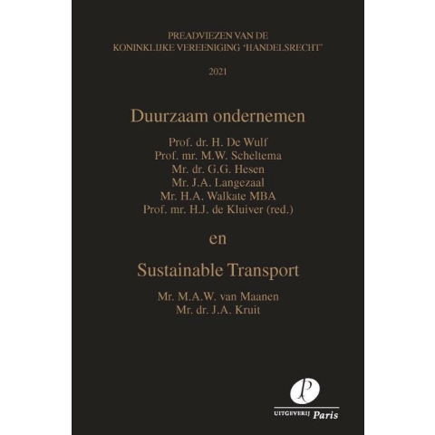 Duurzaam ondernemen en Sustainable Transport (Paperback)